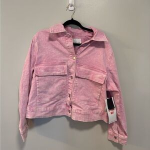 Pink Denim Jacket